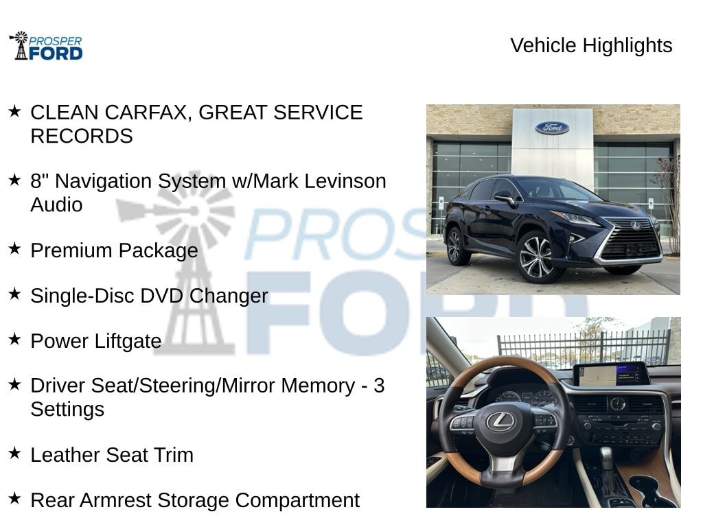 Used 2016 Lexus RX 350 350 SUV