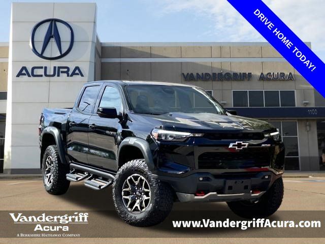 Black 2023 Chevrolet Colorado ZR2 Crew Cab 4WD Pickup Truck Four-Wheel Drive 8-Speed Automatic