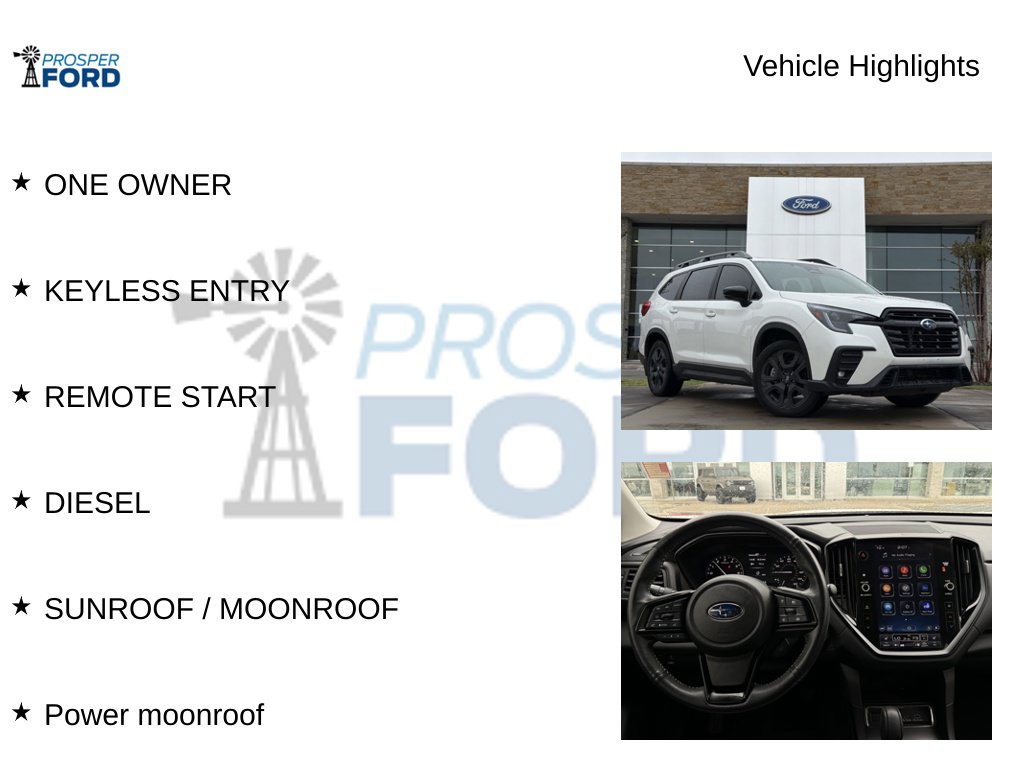 Used 2024 Subaru Ascent Onyx Edition SUV