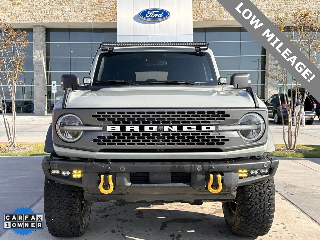 Used 2021 Ford Bronco 4-Door Badlands with VIN 1FMEE5DHXMLA87300 for sale in Prosper, TX