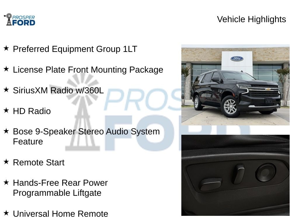 Used 2021 Chevrolet Tahoe LT SUV