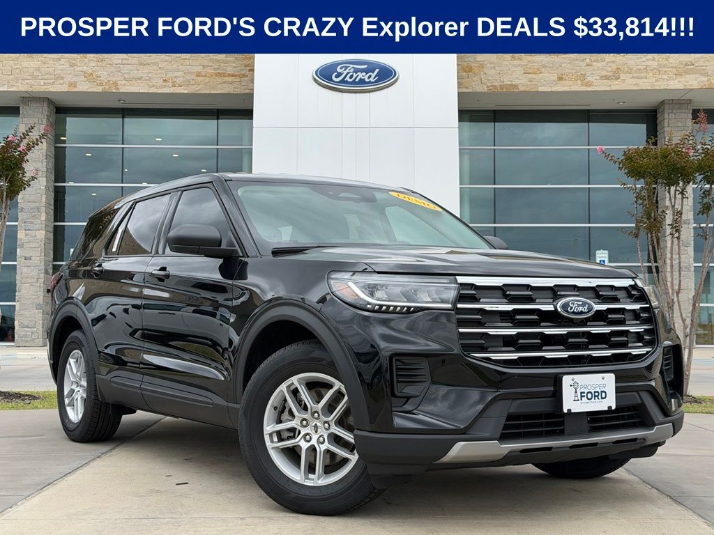 Agate Black 2026 Ford Explorer SUV / Crossover Rear-Wheel Drive Automatic