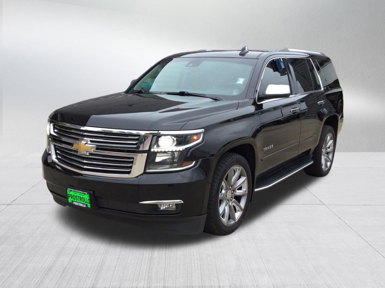 Used 2015 Chevrolet Tahoe LTZ with VIN 1GNSKCKC3FR671265 for sale in Madison, SD