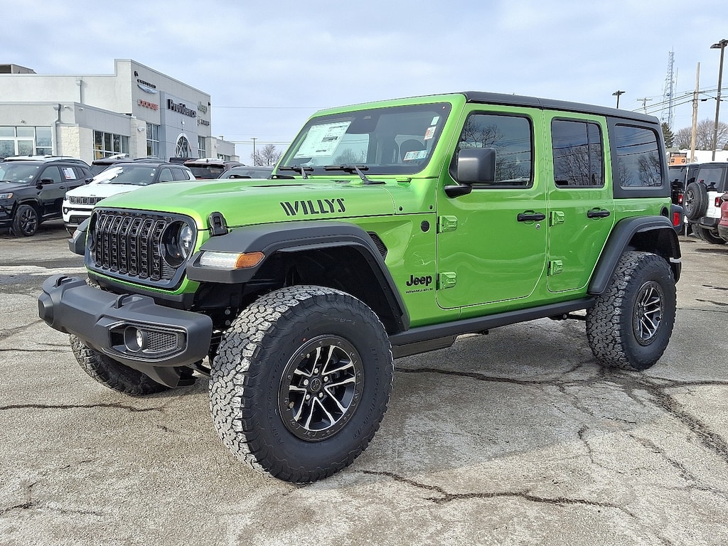 New 2026 Jeep Wrangler 4-Door Willys 4x4 Sport Utility