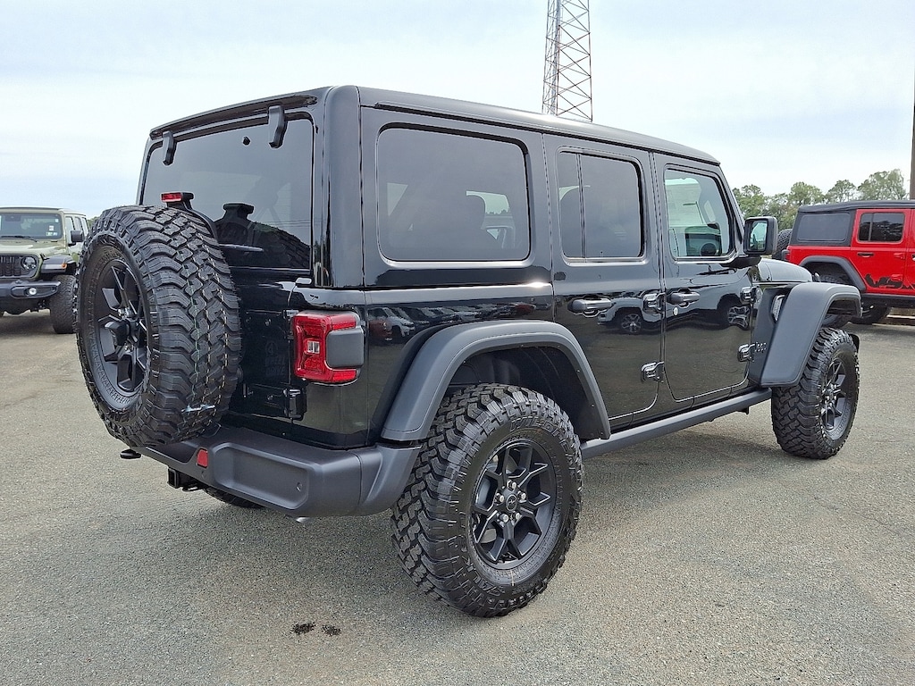 New 2025 Jeep Wrangler 4-Door Willys 4x4 Sport Utility