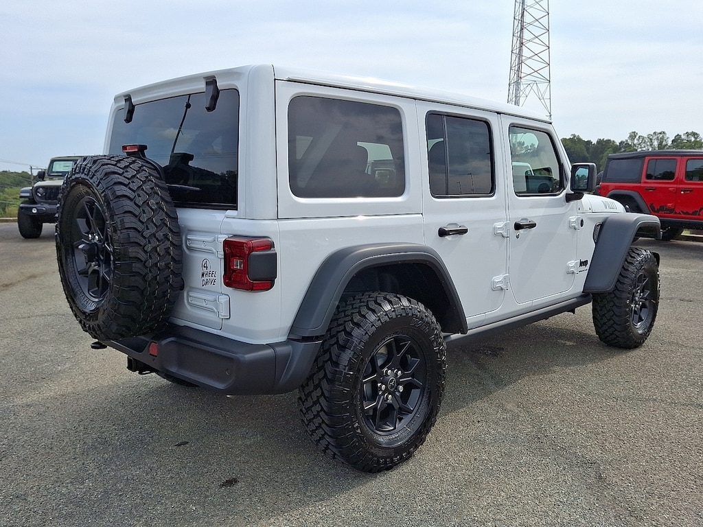 New 2025 Jeep Wrangler 4-Door Willys 4x4 Sport Utility