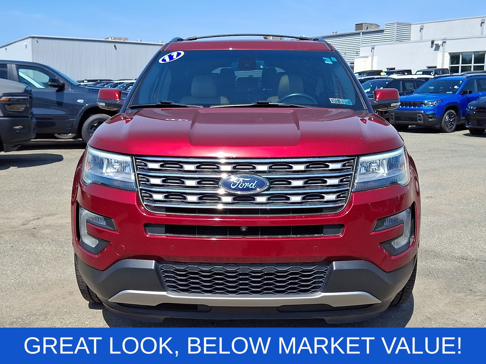 Used 2017 Ford Explorer Limited with VIN 1FM5K8F83HGA45668 for sale in Quarryville, PA