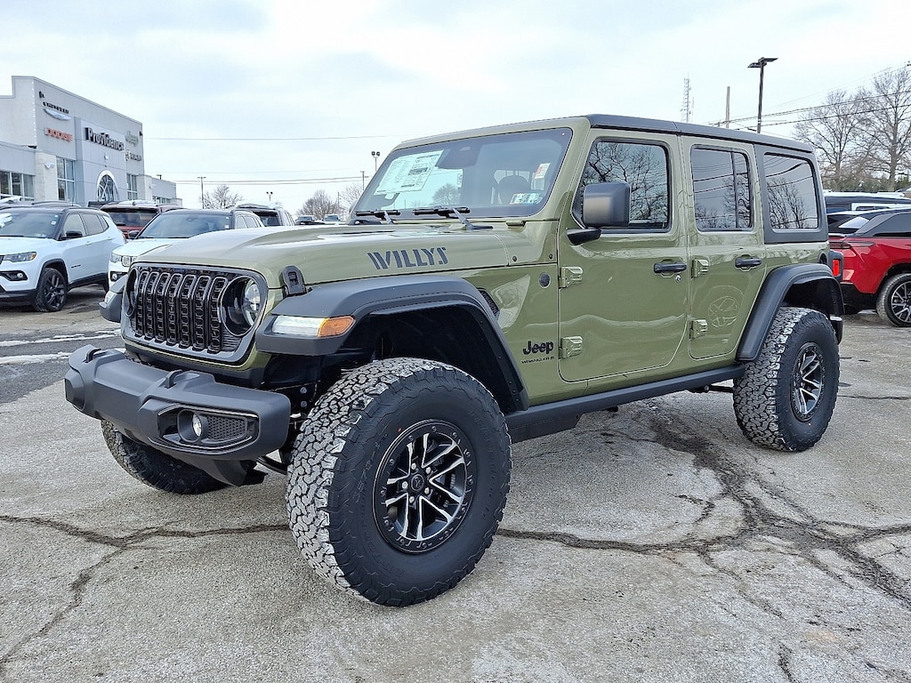 New 2026 Jeep Wrangler 4-Door Willys 4x4 Sport Utility