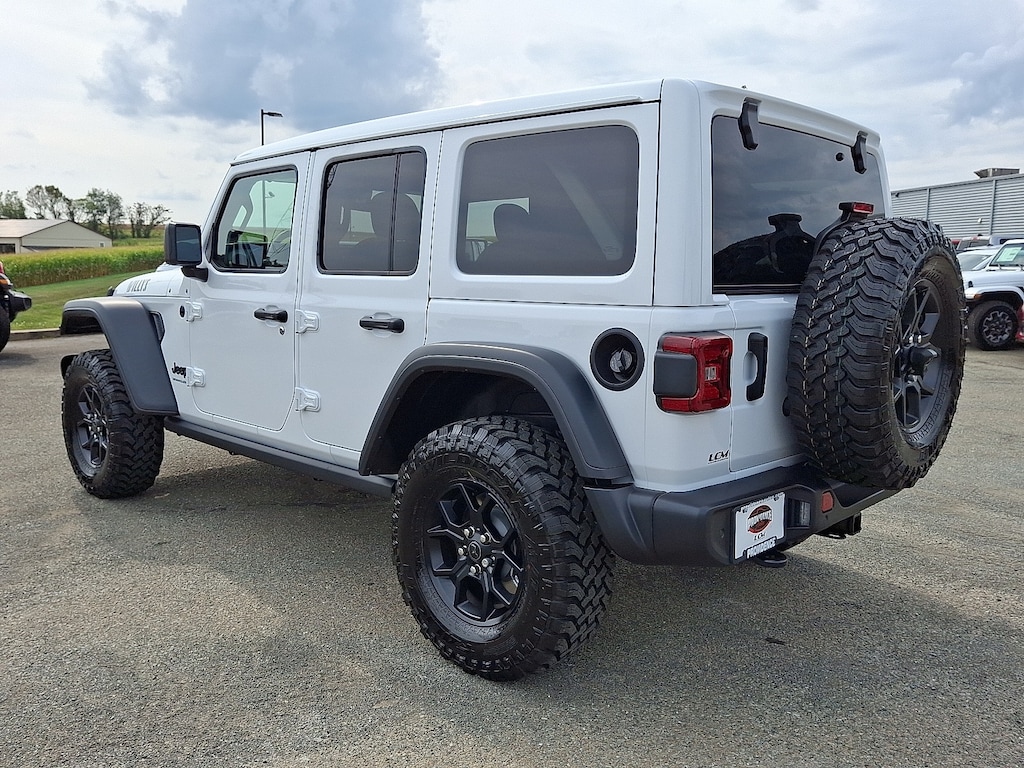 New 2025 Jeep Wrangler 4-Door Willys 4x4 Sport Utility