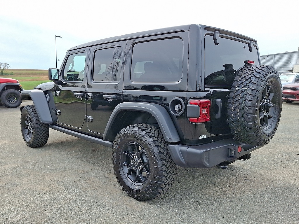 New 2025 Jeep Wrangler 4-Door Willys 4x4 Sport Utility