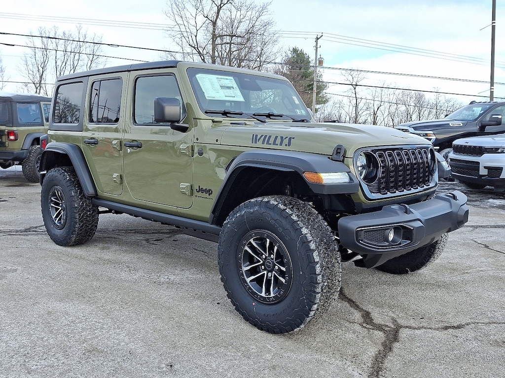 New 2026 Jeep Wrangler 4-Door Willys 4x4 Sport Utility