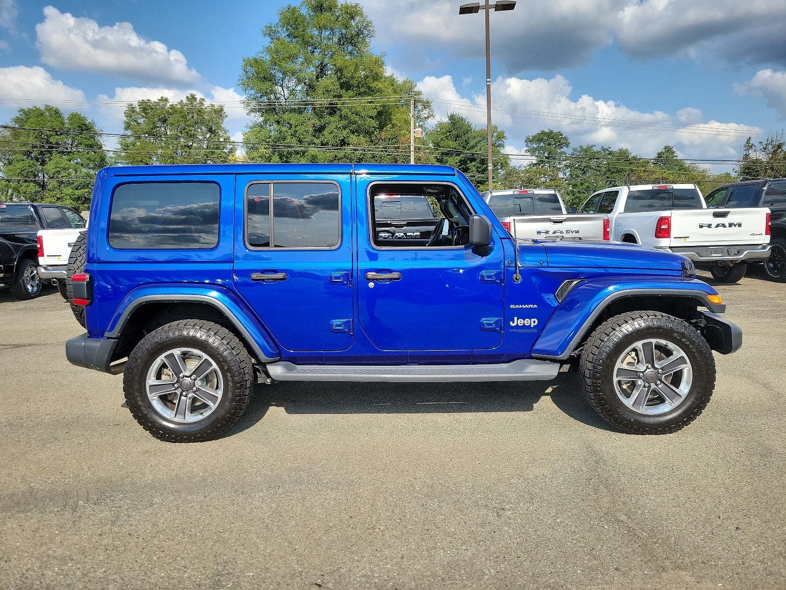 Certified 2018 Jeep All-New Wrangler Unlimited Sahara with VIN 1C4HJXEG9JW305770 for sale in Quarryville, PA