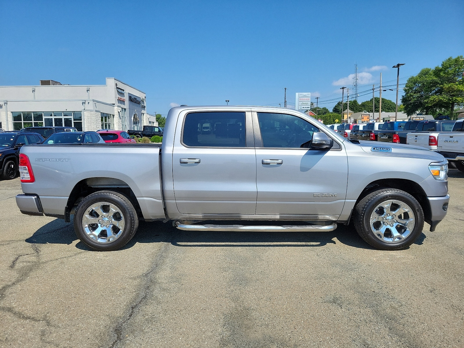 Used 2021 RAM Ram 1500 Pickup Big Horn/Lone Star with VIN 1C6SRFFT0MN809484 for sale in Quarryville, PA