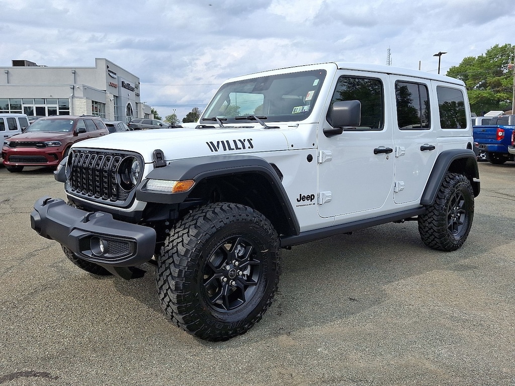 New 2025 Jeep Wrangler 4-Door Willys 4x4 Sport Utility