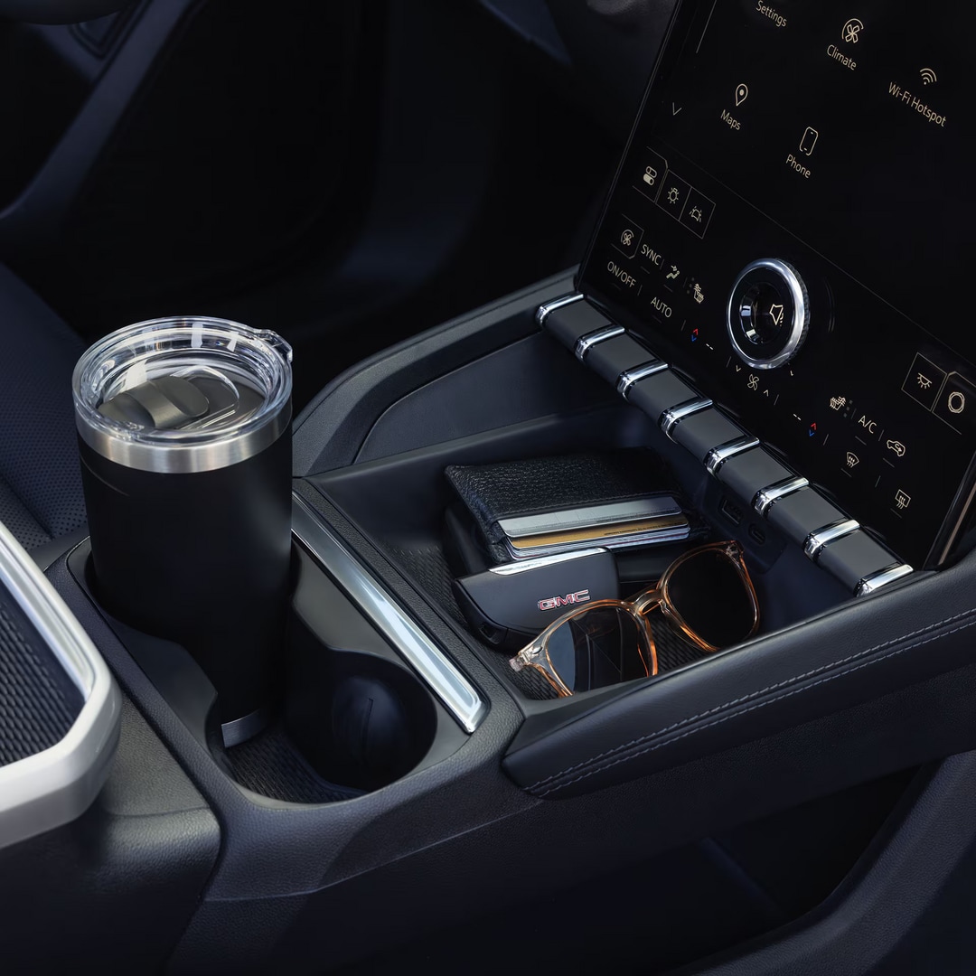 The console of the 2027 GMC Terrain