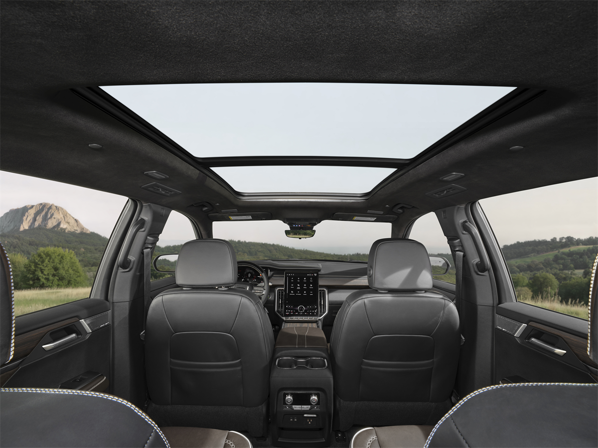Interior shot of the 2026 GMC Acadia