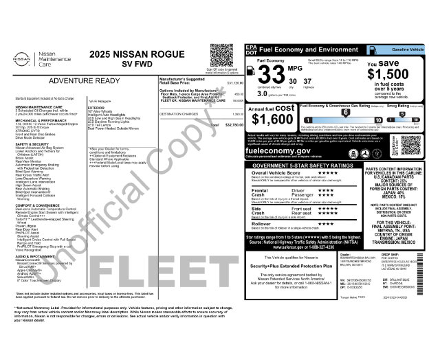 Used 2025 Nissan Rogue SV SUV