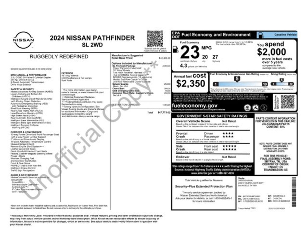 Used 2024 Nissan Pathfinder SL SUV