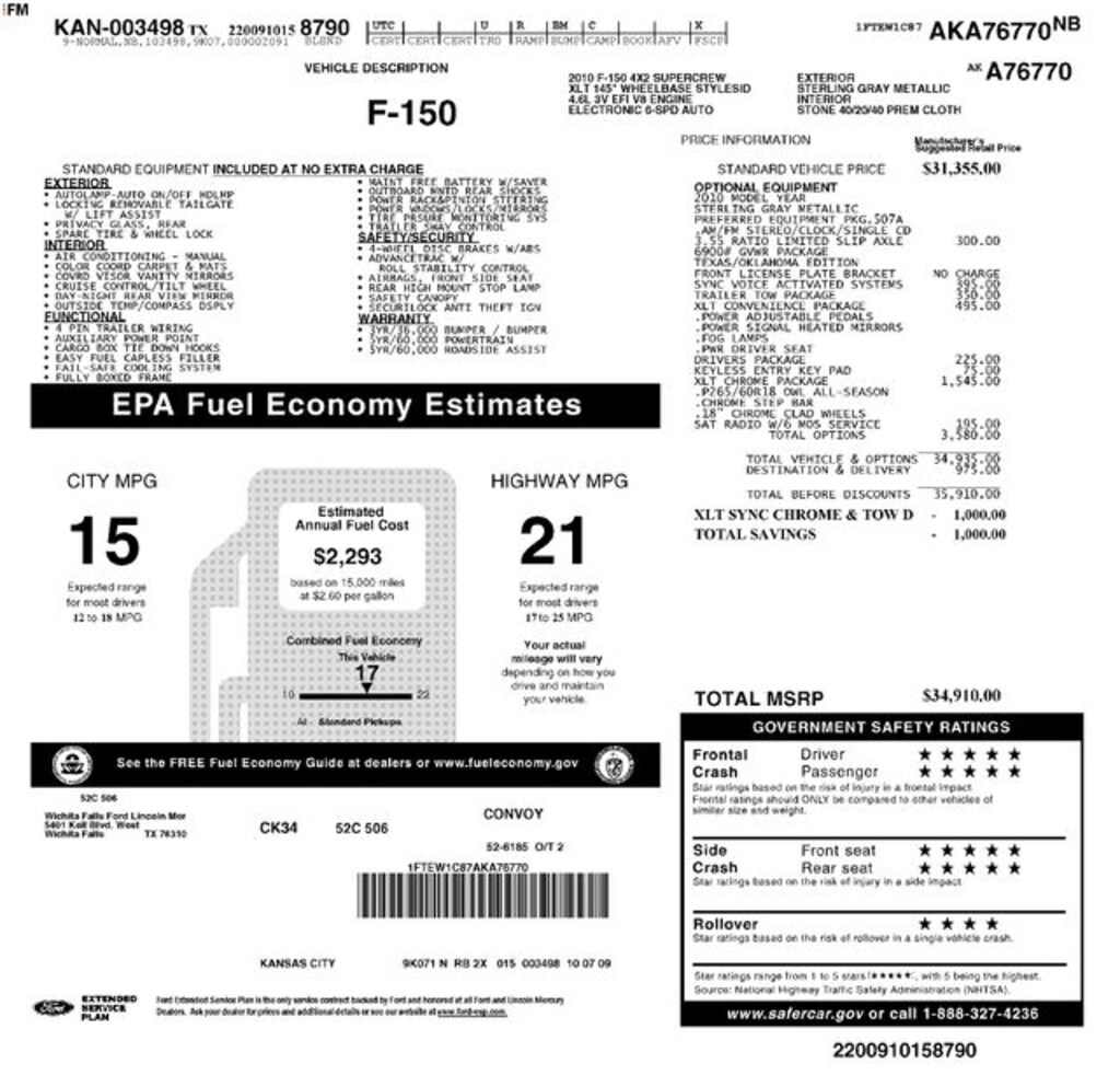 Used 2010 Ford F-150 XLT Truck