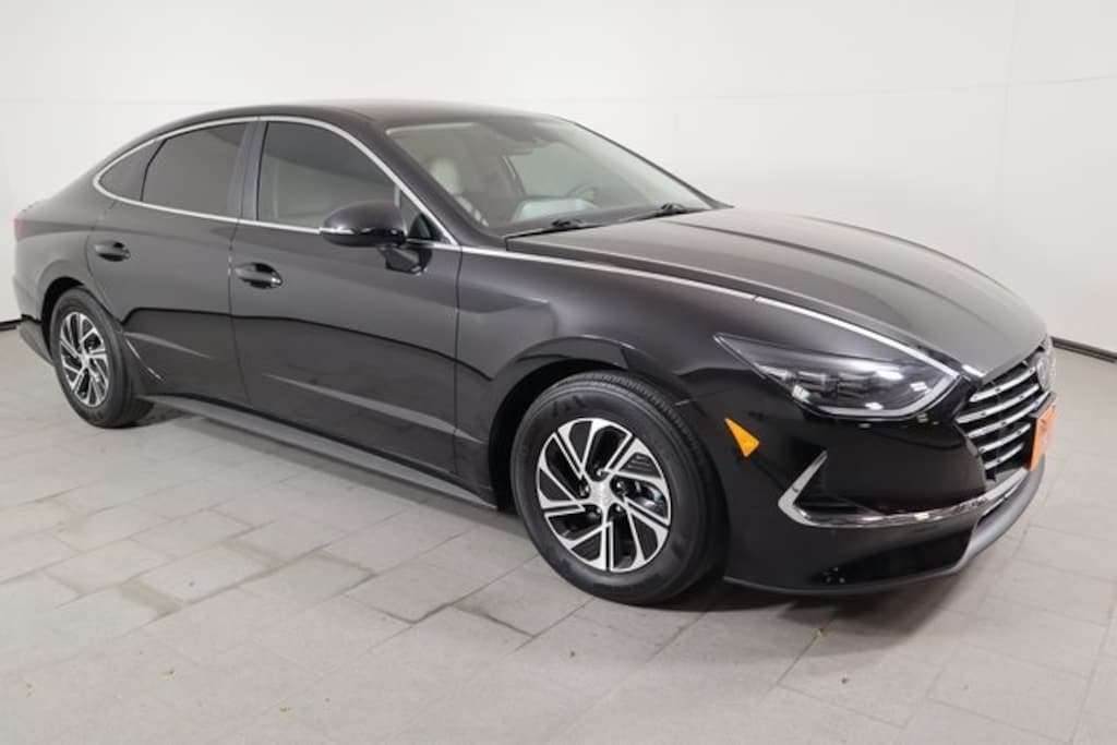 Used 2023 Hyundai Sonata Hybrid Blue Sedan