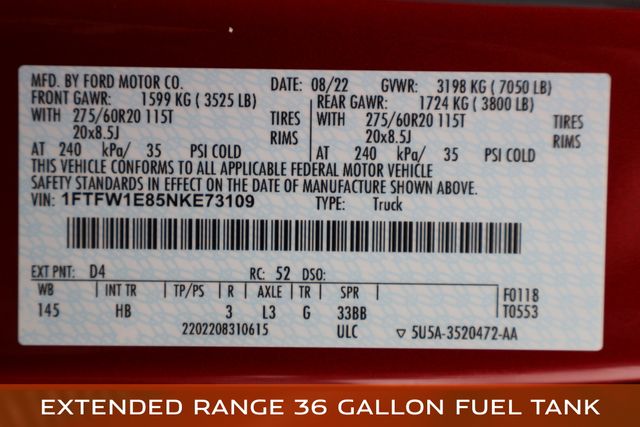 2022 Ford F-150 Lariat - Photo 36