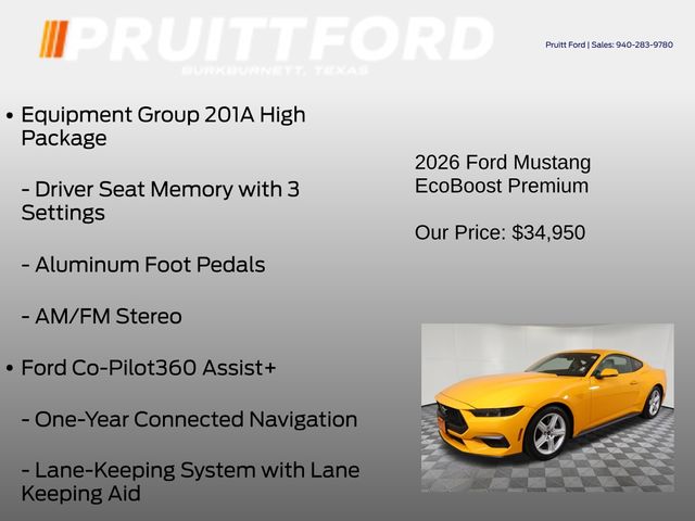 2026 Ford Mustang EcoBoost Premium - Photo 13