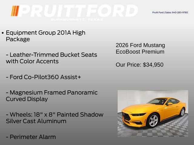 2026 Ford Mustang EcoBoost Premium - Photo 7