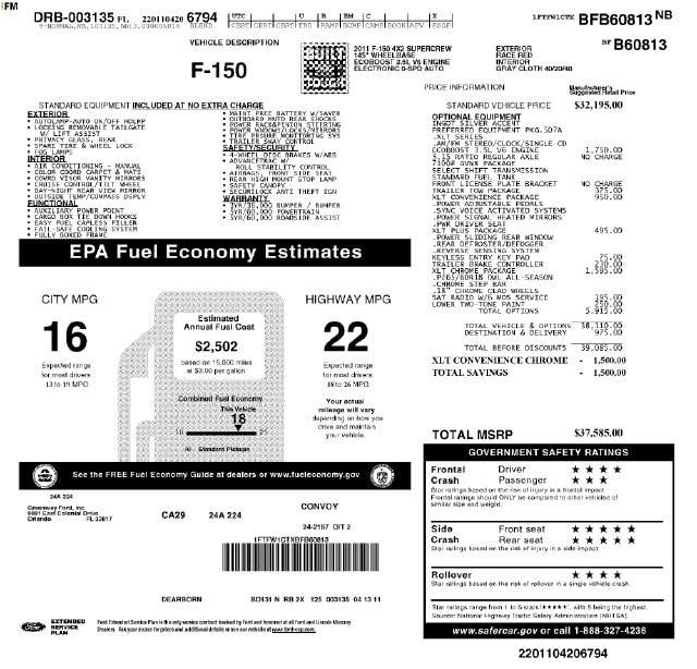 Used 2011 Ford F-150 XLT with VIN 1FTFW1CTXBFB60813 for sale in Burkburnett, TX