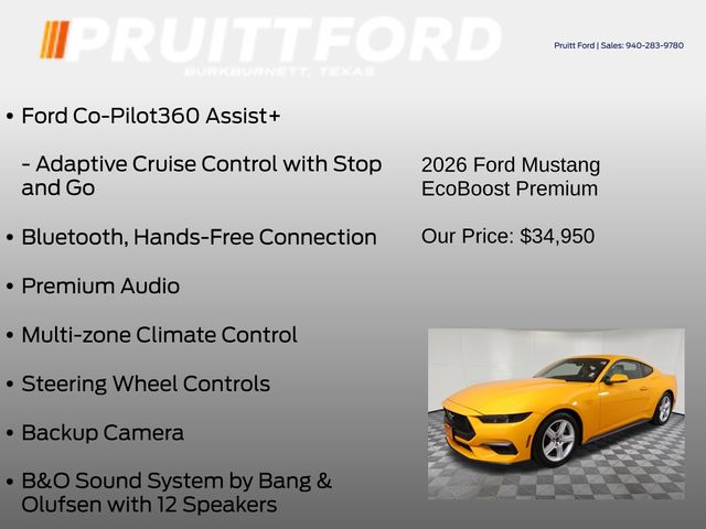 2026 Ford Mustang EcoBoost Premium - Photo 19
