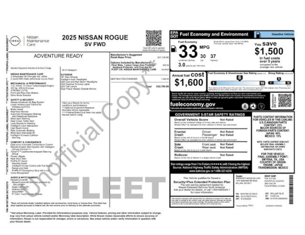 Used 2025 Nissan Rogue SV SUV