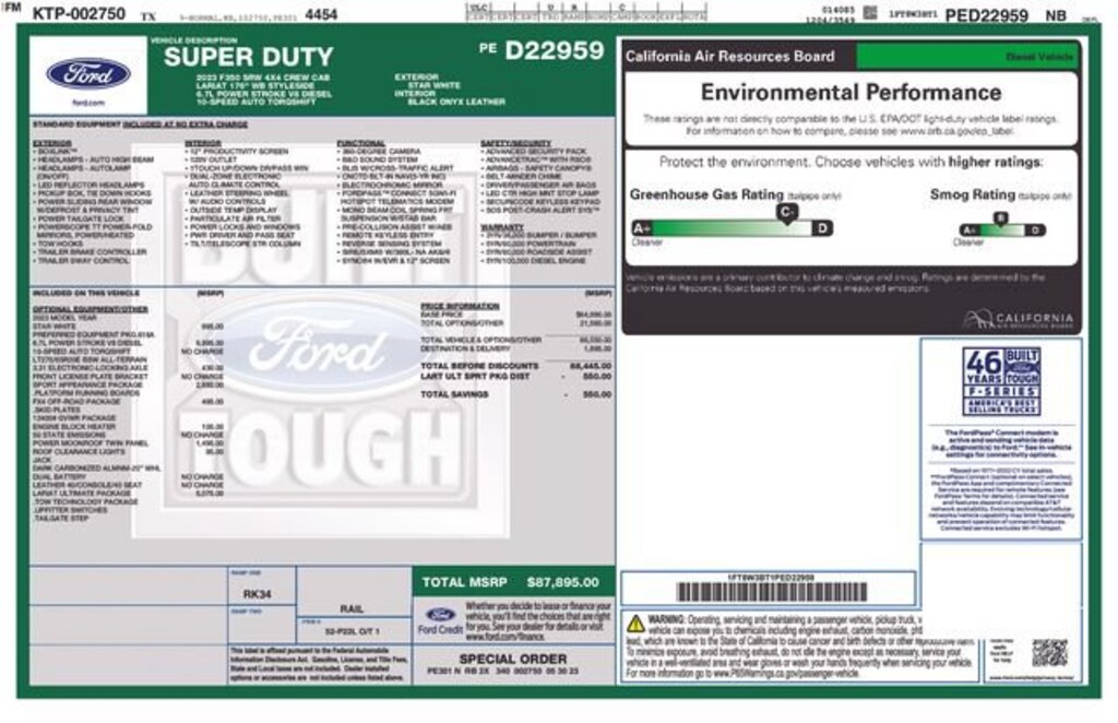 Used 2023 Ford F-350 Truck Crew Cab