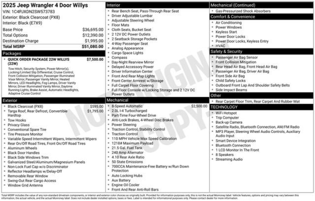 Used 2025 Jeep Wrangler Sport SUV
