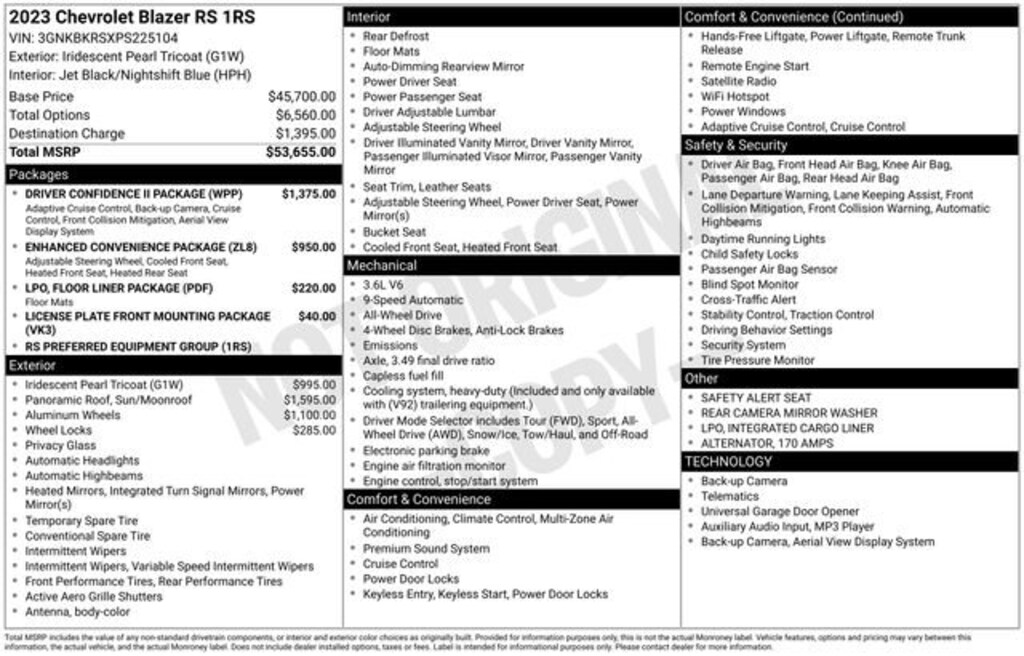 Used 2023 Chevrolet Blazer RS SUV