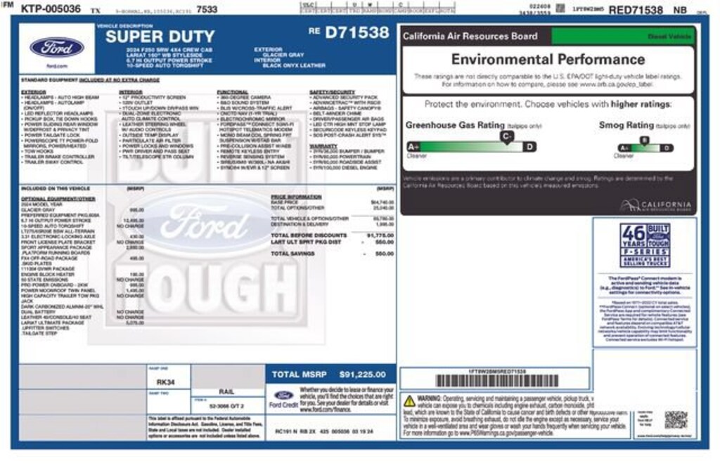 Used 2024 Ford F-250 Truck Crew Cab