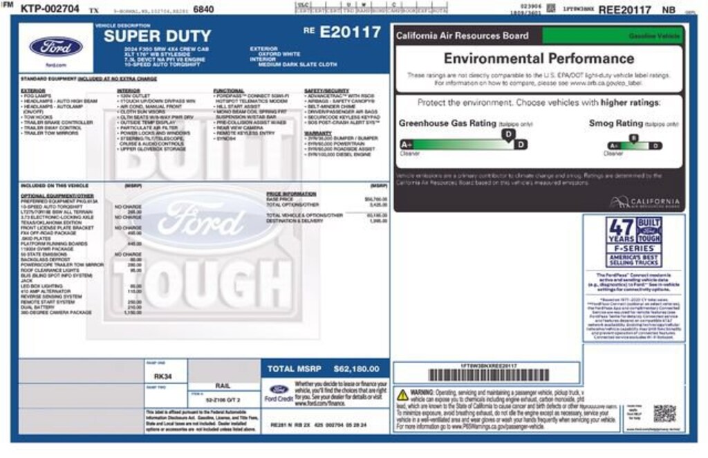 Used 2024 Ford F-350 Truck Crew Cab