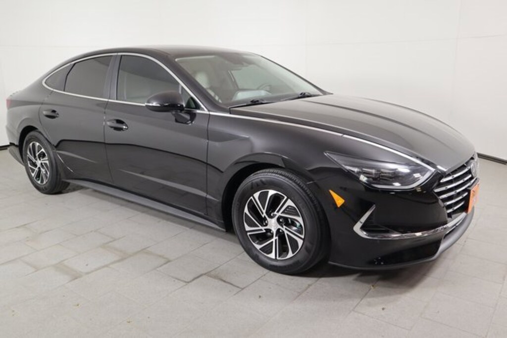 Used 2023 Hyundai Sonata Hybrid Blue Sedan