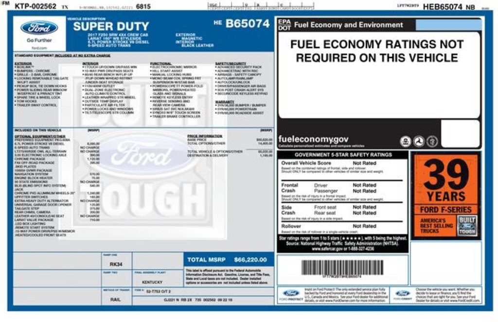 Used 2017 Ford F-250 Truck Crew Cab