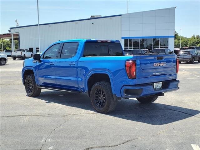 Certified 2023 GMC Sierra 1500 AT4X with VIN 3GTUUFEL6PG121990 for sale in Pryor, OK