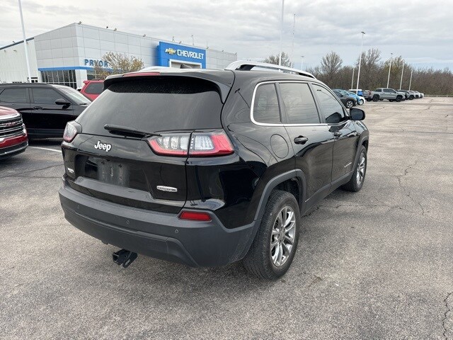 Used 2020 Jeep Cherokee Latitude Plus with VIN 1C4PJLLB9LD569856 for sale in Pryor, OK