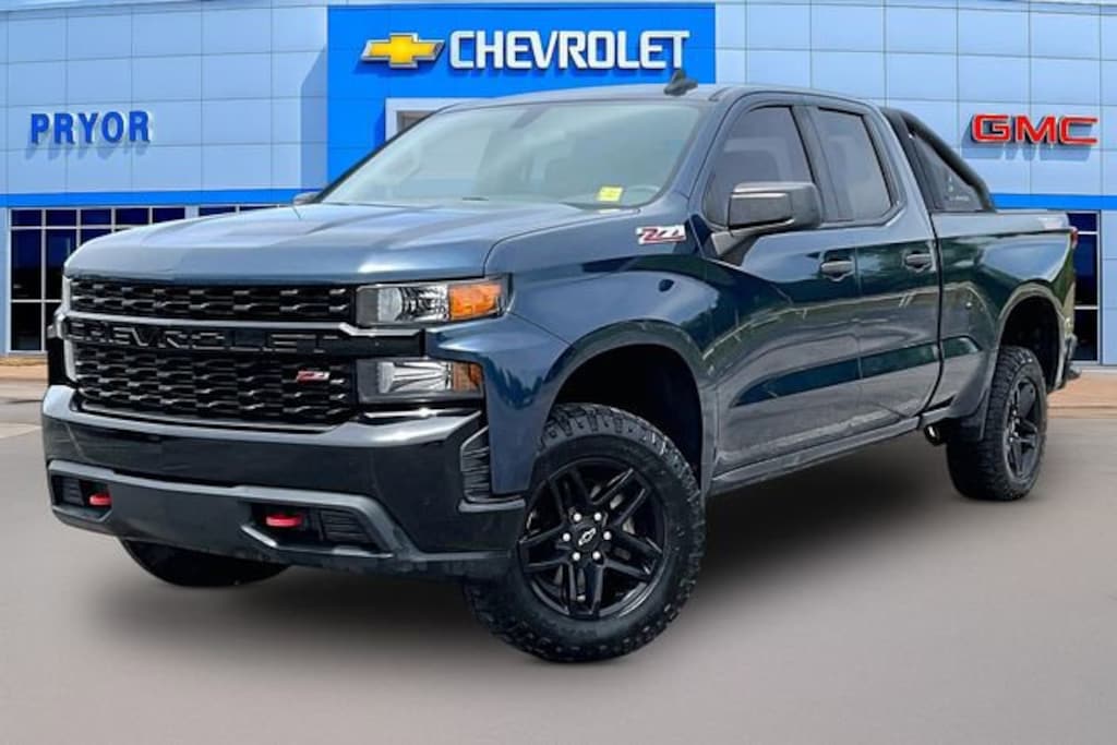 Used 2019 Chevrolet Silverado 1500 Custom Trail Boss Truck Double Cab