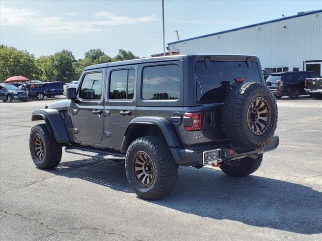 Used 2021 Jeep Wrangler Unlimited Rubicon with VIN 1C4HJXFN4MW801612 for sale in Pryor, OK