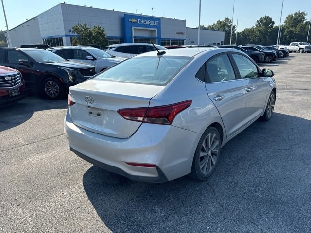 Used 2022 Hyundai Accent Limited with VIN 3KPC34A67NE169770 for sale in Pryor, OK