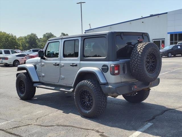 Used 2020 Jeep Wrangler Unlimited Sahara with VIN 1C4HJXEN1LW159866 for sale in Pryor, OK