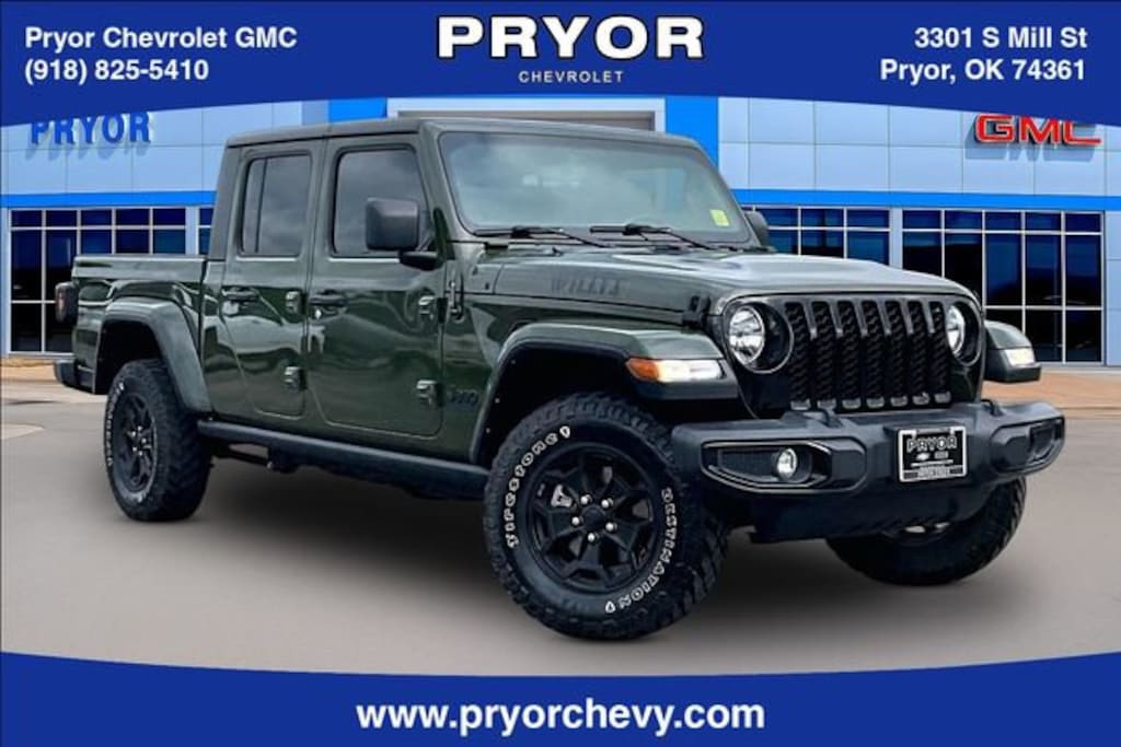 Used 2022 Jeep Gladiator Willys Truck Crew Cab
