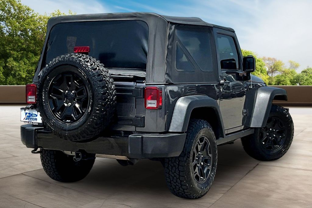 Used 2018 Jeep Wrangler Willys Wheeler with VIN 1C4AJWAGXJL803009 for sale in Pryor, OK