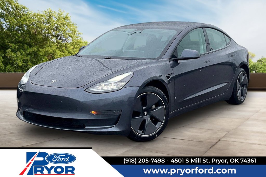 Used 2021 Tesla Model 3 Base with VIN 5YJ3E1EA3MF981566 for sale in Pryor, OK