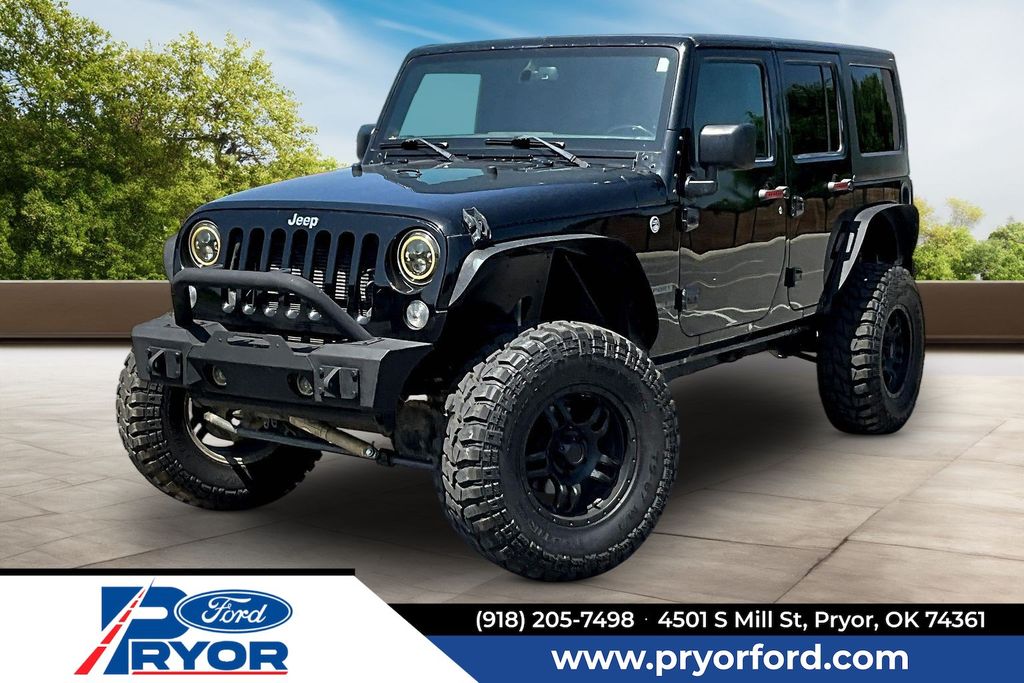 Used 2017 Jeep Wrangler Unlimited Sport S with VIN 1C4BJWDG4HL516209 for sale in Pryor, OK
