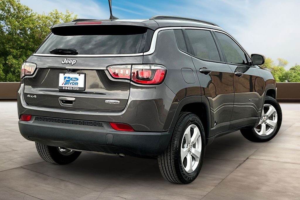 Used 2021 Jeep Compass Latitude with VIN 3C4NJDBB0MT573918 for sale in Pryor, OK