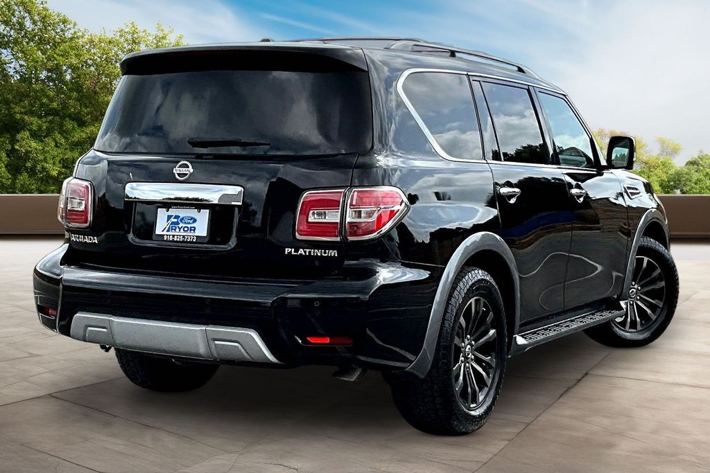 Used 2018 Nissan Armada Platinum with VIN JN8AY2NE0J9732501 for sale in Pryor, OK