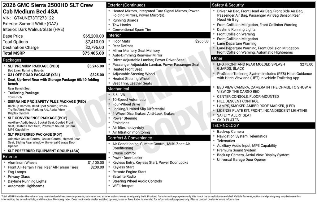 2026 GMC Sierra 2500HD SLT - Photo 5
